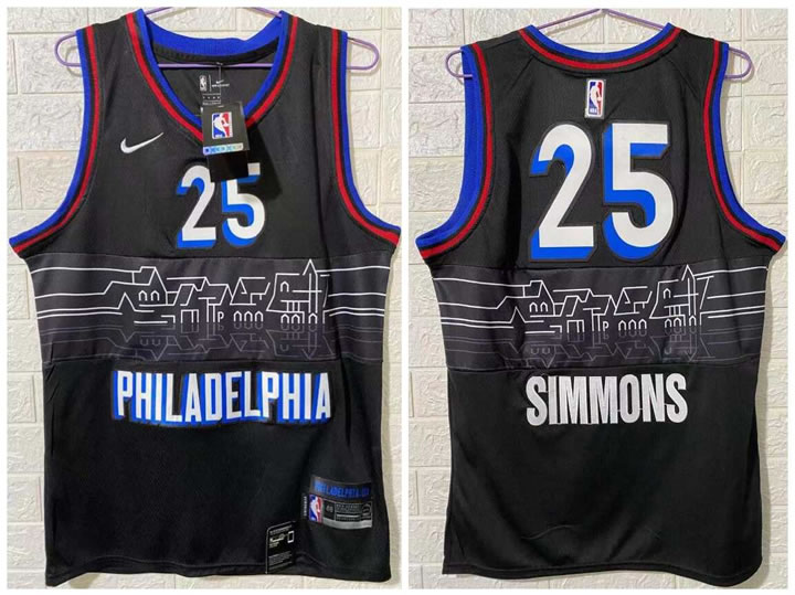 76ers 25 Ben Simmons Black 2020-21 City Edition Nike Swingman Jersey,We sell and wholesale 76ers 25 Ben Simmons Black 2020-21 City Edition Nike Swingman Jersey on line form chian!